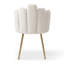 Ensemble de 2 chaises en velours, chaise d'appoint rembourrée moderne pour la salle à manger, la cuisine et le salon-295880656