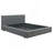 Weselyn Graphite Upholstered Platform Bed