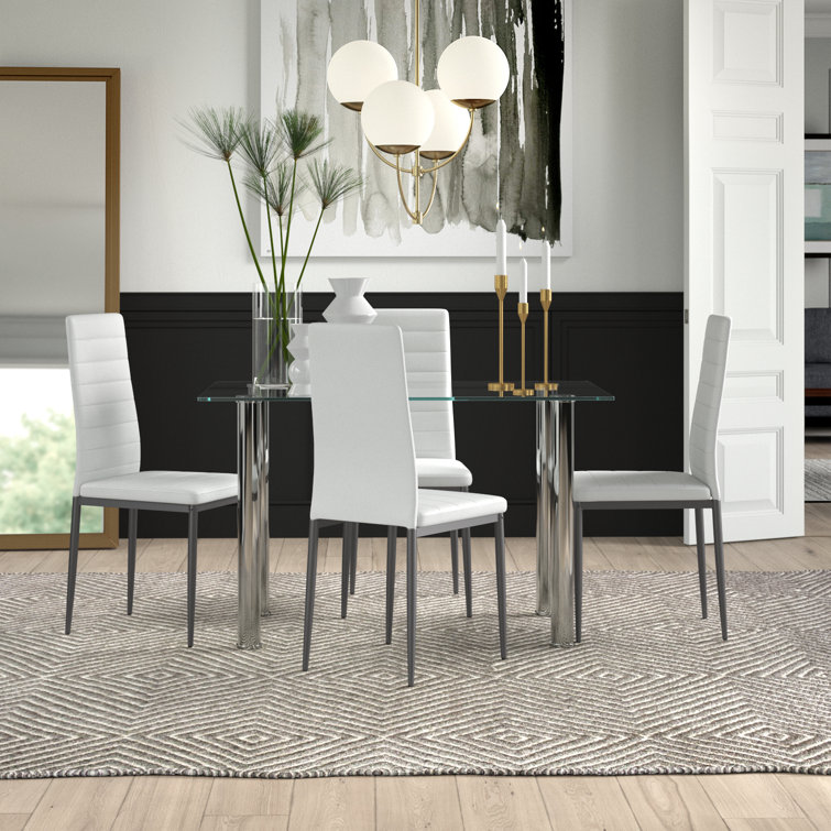 Fernandes 4 - Person Four Leg Dining Set