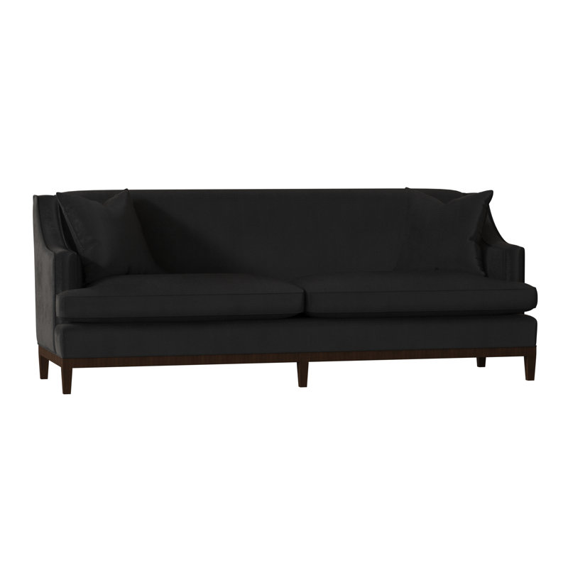 Cardiff Upholstered Sofa, 72" W, Café, Grayson Jet