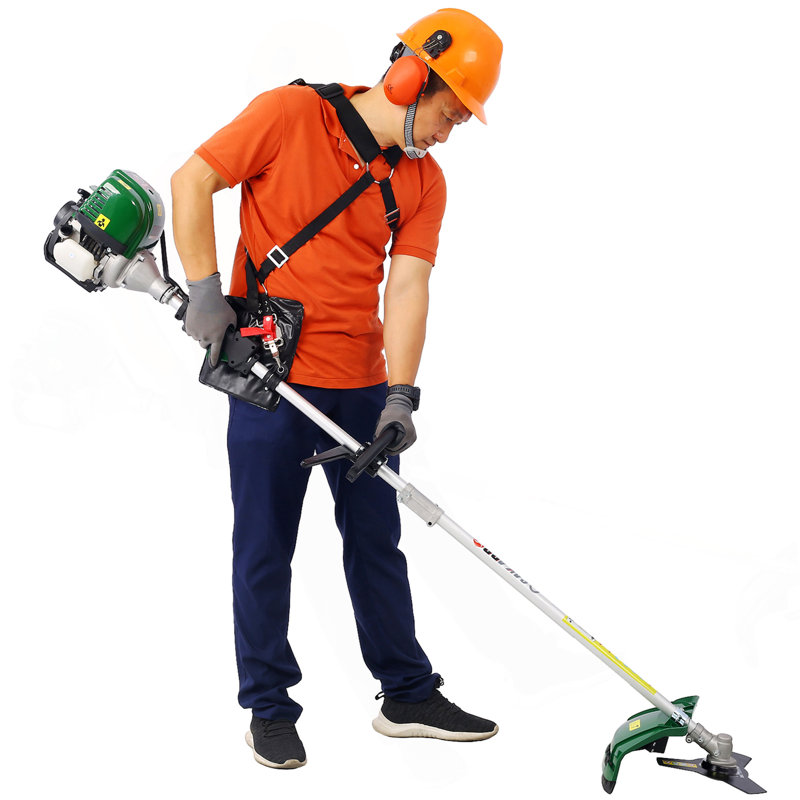 Outil de coupe multifonctionnel 4 en 1, système de jardinage 4 temps 38CC avec scie à gaz, taille-haie, coupe-herbe et débroussailleuse conforme à l'EPA