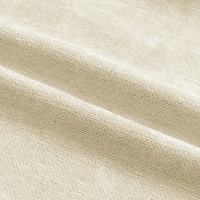 Panneau de rideau simple obscurcissant en chenille Kaori, L 52 po x L 108 po, Naturel