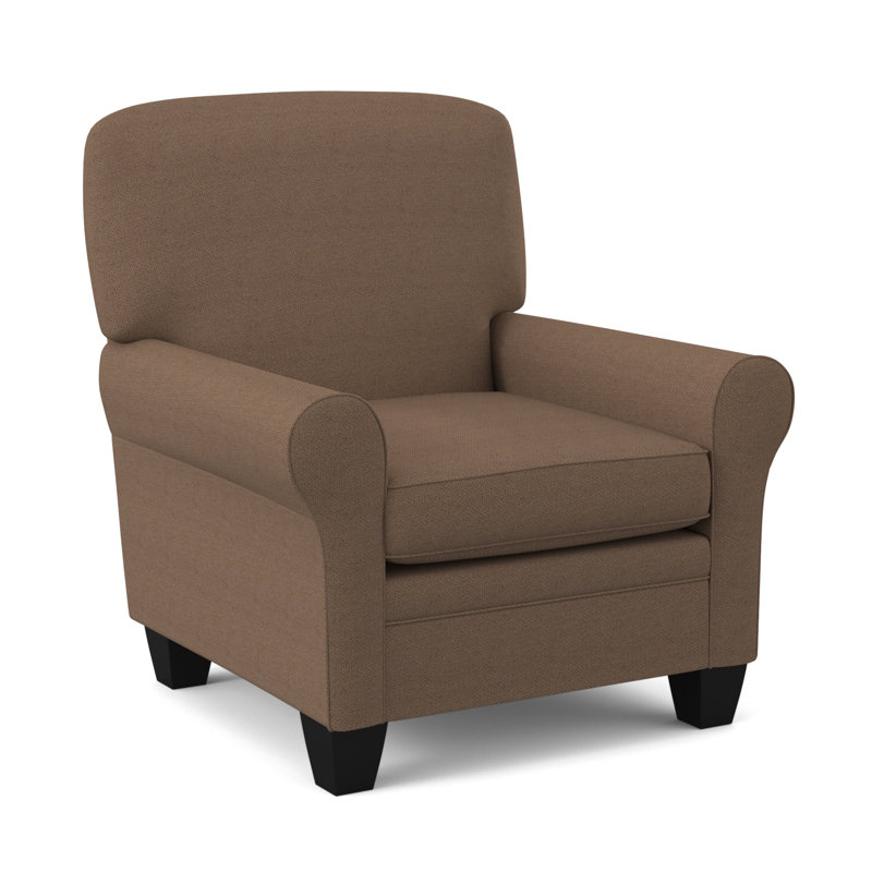 Wathen Upholstered Armchair, Morris Acorn