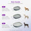 Lit orthopédique pour chien avec mousse à mémoire de forme et canapé avec traversin, housse lavable à la machine, lit pour chien confortable-1184581438-1184581439