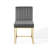 Carriage Tufted Sled Base Upholstered Fabric Dining Chair-426741422-426741411-484070128