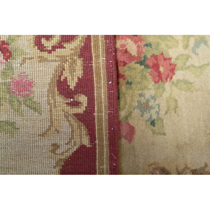 Hand-Knotted High-Quality Red Area Rug