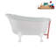 1300.5mm x 650.2mm Soaking Acrylic Bathtub-1679196274-1679196285