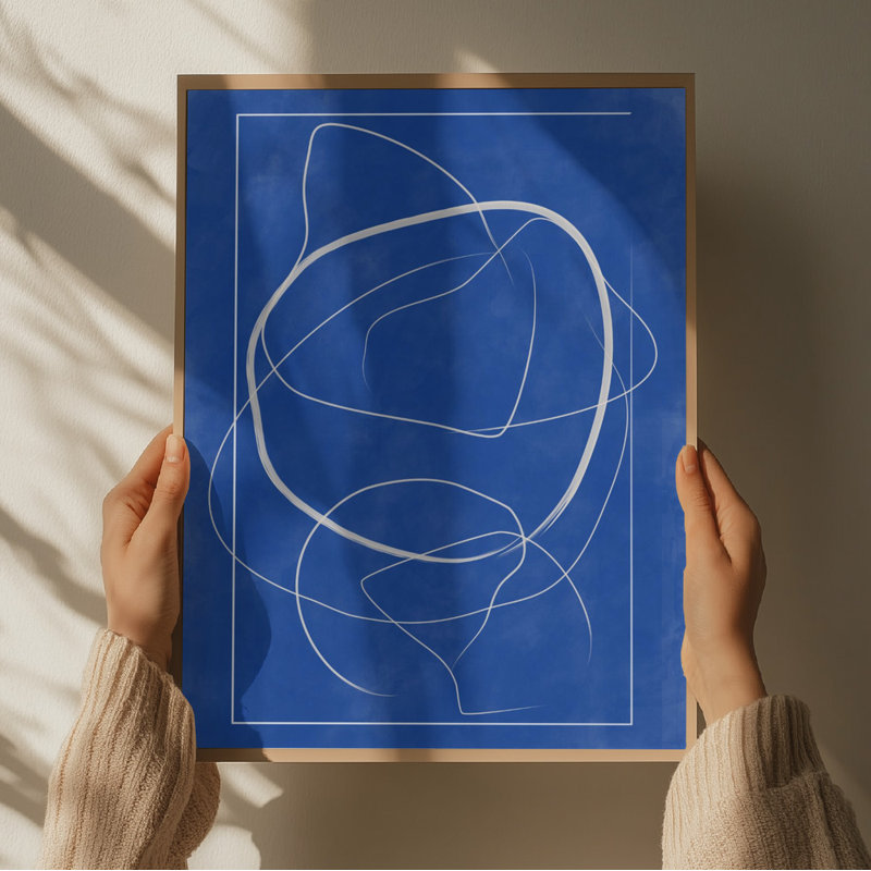 Aspectratio Indigo1, 76.2 cm H x 50.8 cm W