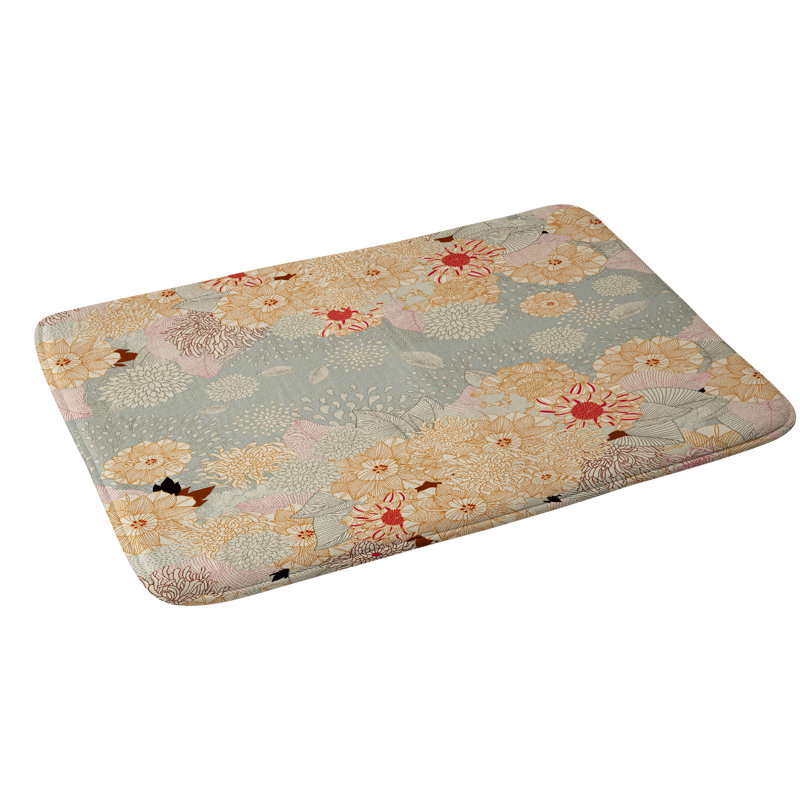 Tapis crème de la salle de bain