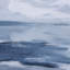 «Cloud and Sea a», reproduction d'art encadrée texturée matte sous verre-534305475