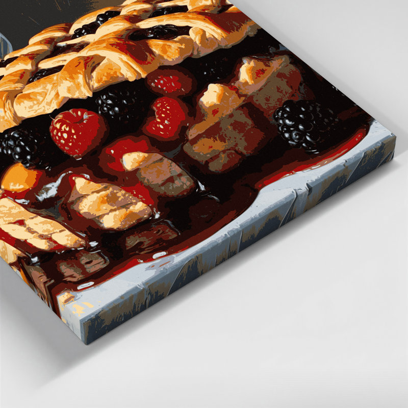 Art mural sur toile Desserts, H 8 po x l 10 po