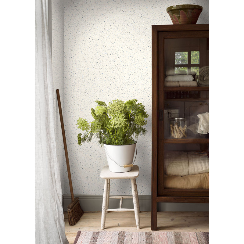 Boråstapeter Johan Wallpaper, Blue