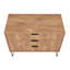 Commode brun doré