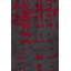 Rapture Gray/Red Abstract Luxury Area Rug-68867608