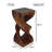 Ahliya Solid Wood Block End Table Set-50452943-50452932