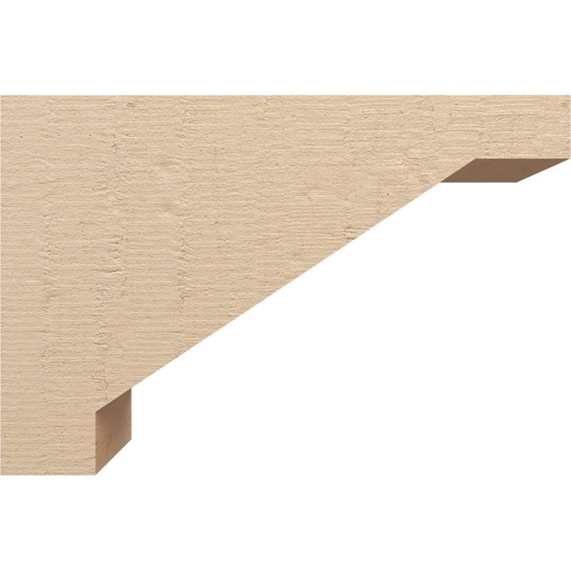 Corbeau en bois de cèdre brut Burlington Thane l 10 po x P 30 po x H 20 po, H 20 po x l 10 po x P 30 po