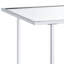 Console en faux marbre avec accents en miroir - touche décorative chic pour rehausser votre décor