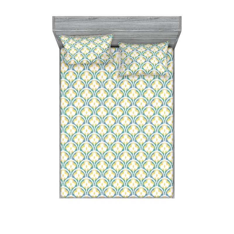 Drap-housse et taies décoratives Ambesonne, Ensemble de draps pour très grand lit californien