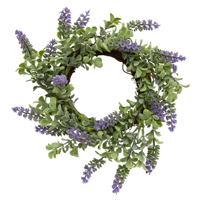 Faux Sage Plastic 12'' Wreath