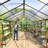 8 ft. W x 16 ft. D Greenhouse for Outdoors, with Reinforced Quick-Setup Structure and Roof Vent, Black