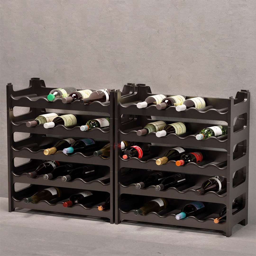 Denissa 60 Bottle Floor Wine Bottle Rack