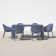 Farrah 6 - Person Patio Dining Set with Extendable Rectangular Table