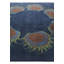 Tapis carré bleu marine Iverson