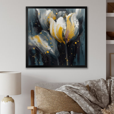 Pétales gris de tulipe sérénité II