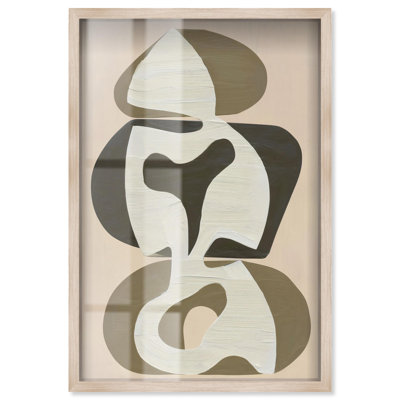 Décoration murale moderne Shape of Sage II Shadowbox Print par Art Remedy