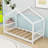 Twin House-Shaped Platform Bed With Slats-1346512451