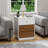 Mid-Century Modern Fluted Nightstand with 3 Drawers-883297805-874893283