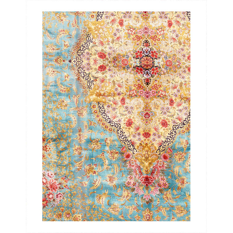 Tapis persan Qum Design 6'6"X 9'6"