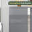 Dulane 4 Pieces Modern Highlgloss Bedroom Set, Gray-114140540