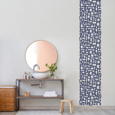 Abstract Non-Wall Damaging Wall Decal