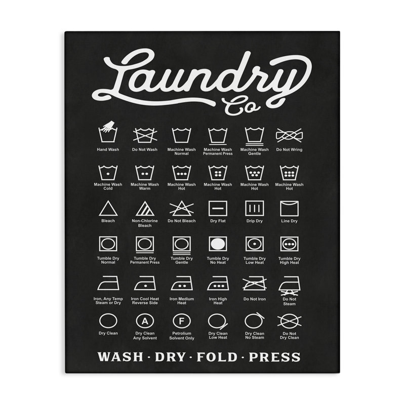 "Laundry Laundry", H 20 po x l 16 po