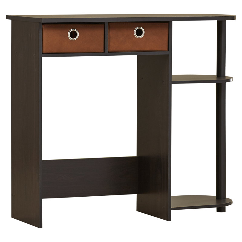 Julia Peninsula Home Laptop Notebook Computer Desk/Table, Espresso