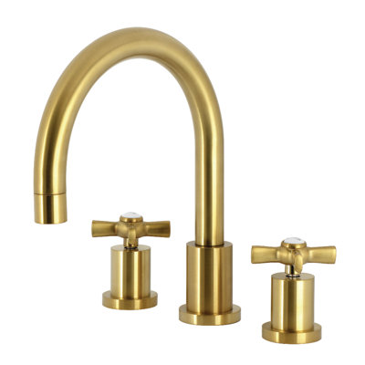 Robinet de baignoire romaine à 3 poignées et 3 poignées Kingston Brass