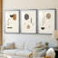 Marbré blanc I - reproduction encadrée sur mesure de qualité supérieure mate - 3 pièces-226773731-226773733