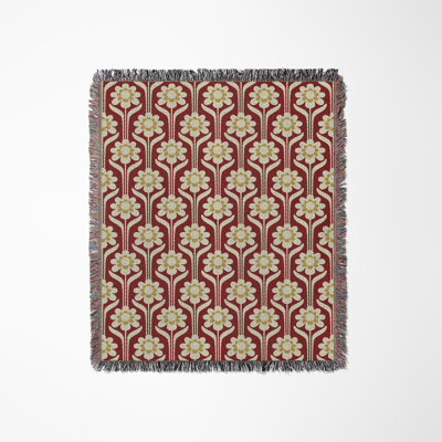 Lena Cotton Blend Blanket Throw