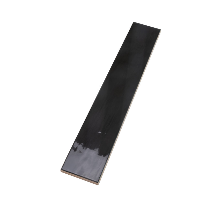 2.56'' W x 15.75'' L Ceramic Subway Singular Tile, Black