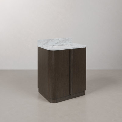 Water Creation Oxford 30" In. Single Sink Mid-Century Style Bathroom Vanity