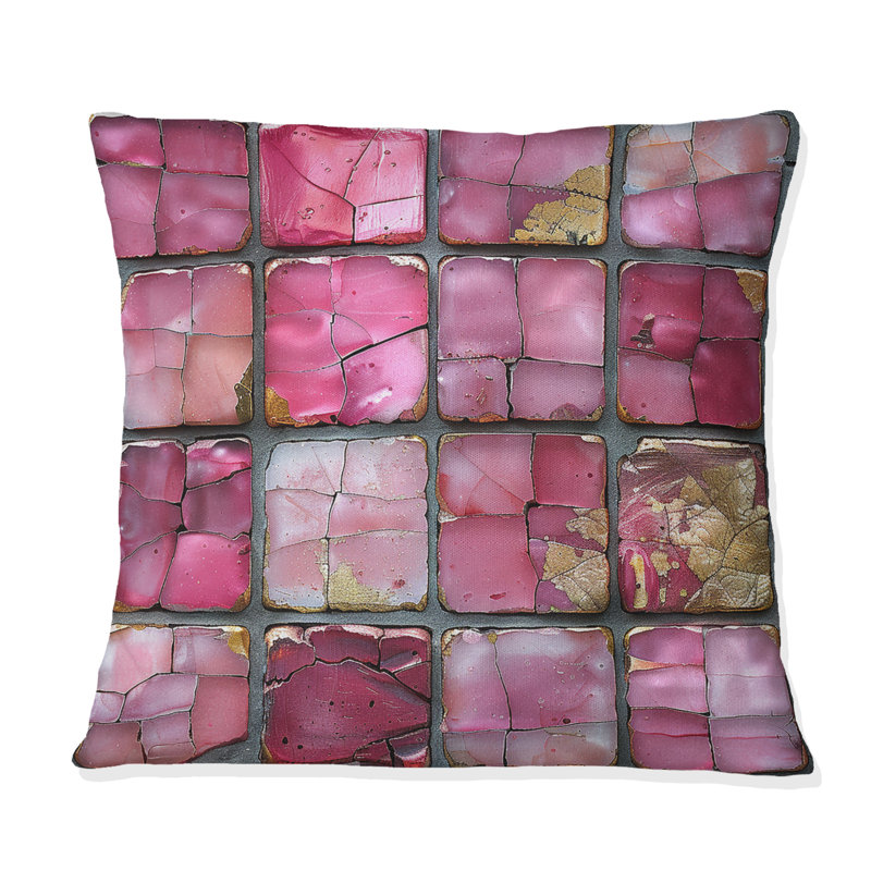 Coussin Glam Mid-Century, H 18 po x l 18 po