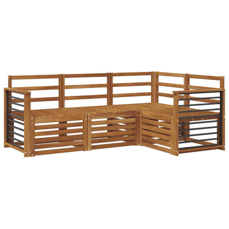 187.5cm Wide Patio Sectional Set