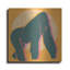 Art mural luxueux «Gorllias In Space» par Rachel Hallquist-106417499