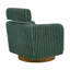 Chaise pivotante en velours de luxe et confort moderne-1658929301