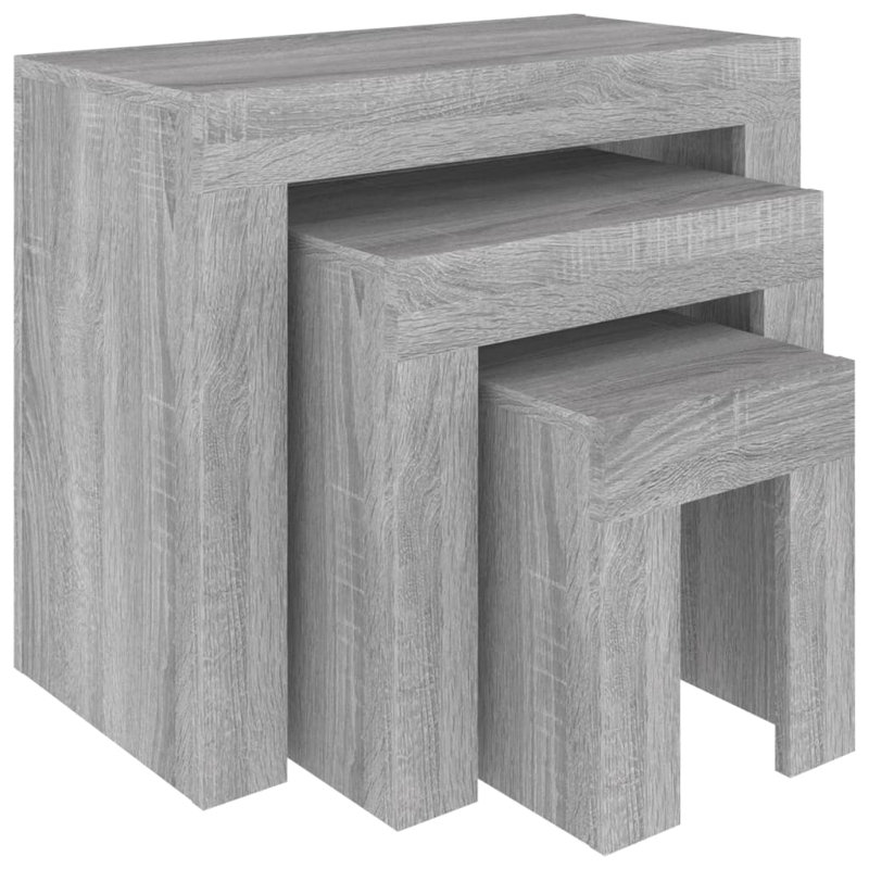 Godbeare Sled Coffee Table, Grey Sonoma