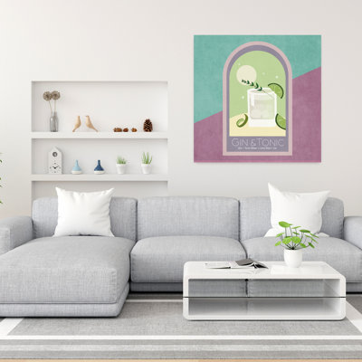 Art mural rétro chic et chic crépuscule minimaliste