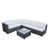 Coussin beige / structure noire est en rupture de stock