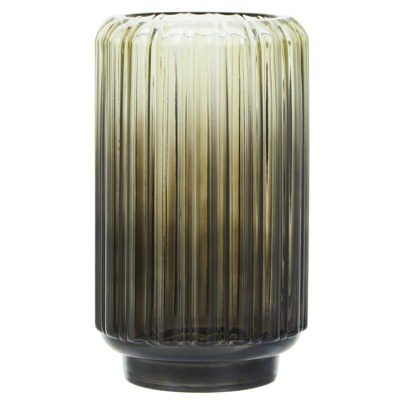 Chima Glass Table Vase, 24cm H x 14cm W x 14cm D