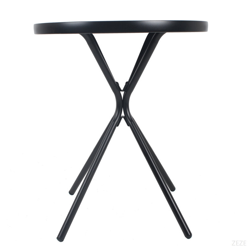 Side Table - 250Lbs Capacity, Weather-Resistant For Balcony, Garden, Terrace